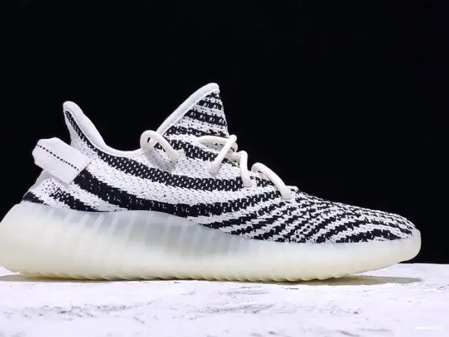Boost Yeezy White Black Adidas Zebra CP9654 V2 350 0523